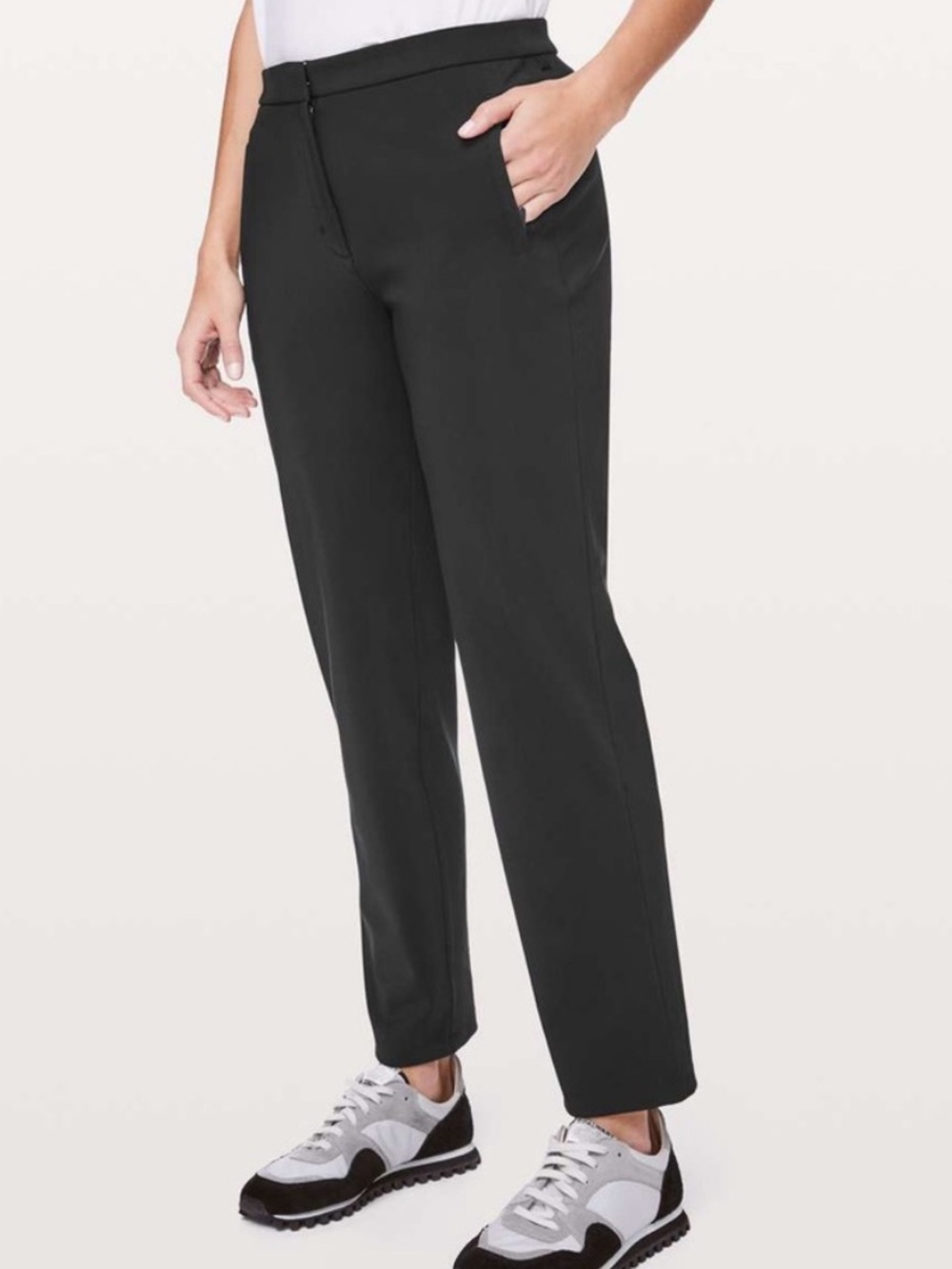 lululemon athletica Black Straight-Leg Pants